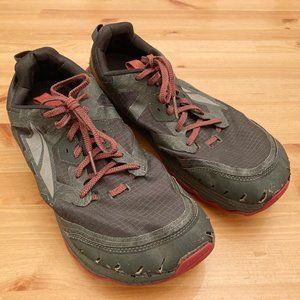 Altra Lone Peak 6 - Mens Size 12 Black/Gray/Red Trail Running/Hiking Shoes